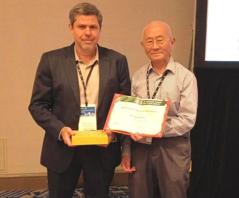 Professor do SEL recebe Prêmio do Journal of Modern Power Systems and Clean Energy